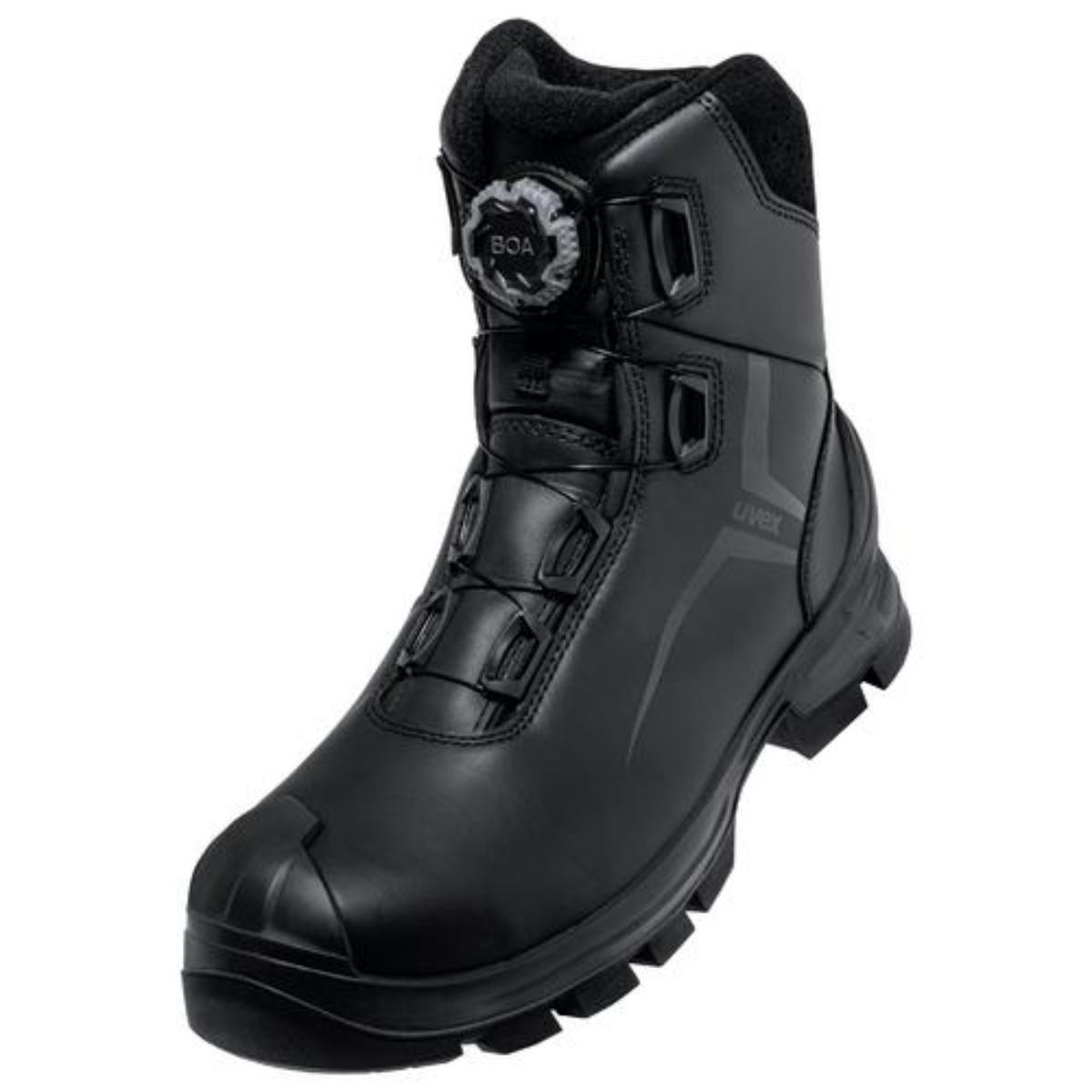 Chaussure de sécurité uvex 2 MACSOLE modèle Stiefel S3L, noir/orange