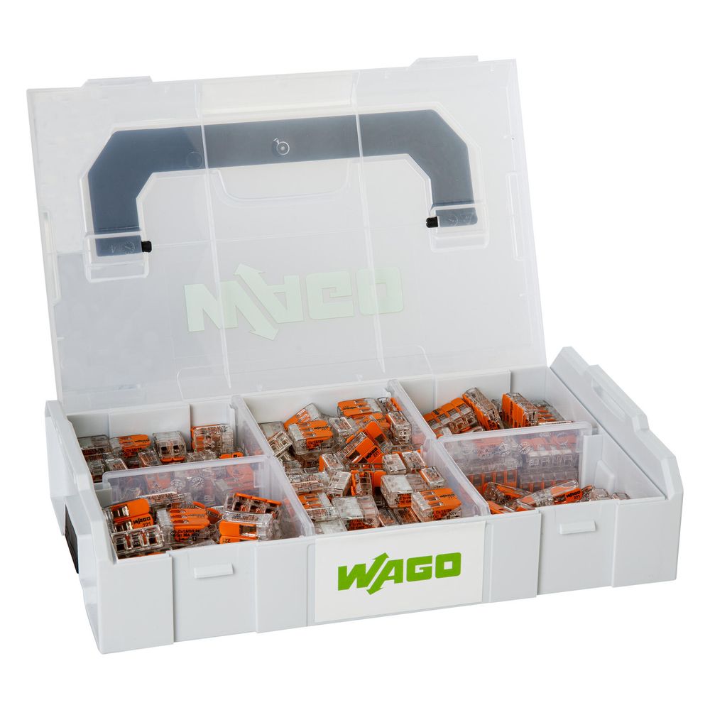 Wago Set de bornes de connexion L-Boxx Mini, 259x63x155 mm, 900,7 g, transparent