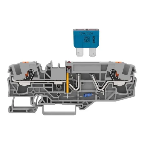 Porte-fusible 2 conducteurs 2206-1681/1000-434 - WAGO