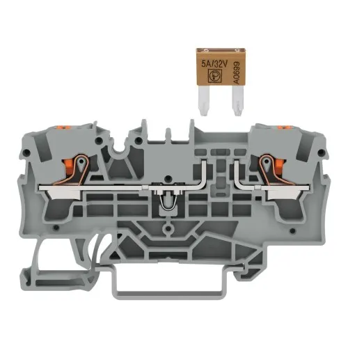 WAGO GmbH & Co. KG Borne de fusible 2 conducteurs 2204-1681