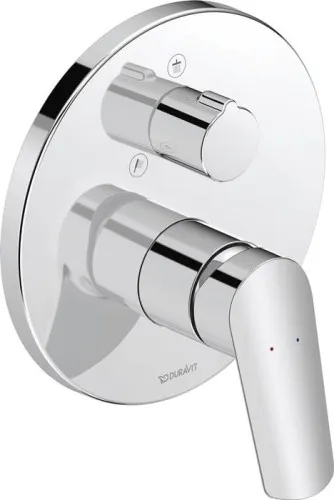 Duravit DU No.1 Mitigeur de douche monocommande UP système céramique vanne de commutation chromé HG