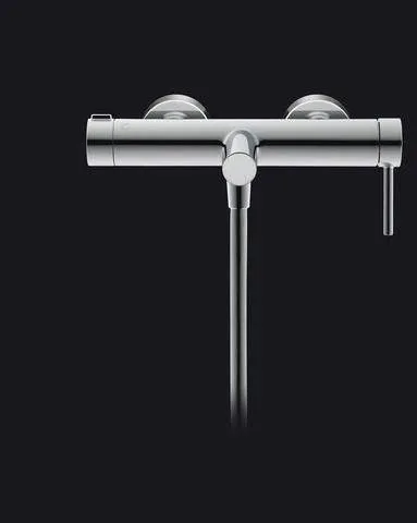 Mitigeur monocommande Duravit Circle pour baignoire apparent, chromé HG, apparent, portée 185 mm, chromé, 1/2", 150 mm ± 15 mm, 25 l/min