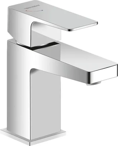 Duravit Manhattan Mitigeur monocommande pour lavabo S FreshStart, chromé, 4,5 l/min, levier, portée 95 mm, hauteur 138 mm
