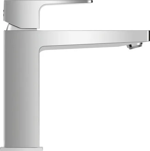 Duravit Mitigeur monocommande pour lavabo Manhattan M MinusFlow, chrome, 3,5 l/min, levier, portée 129 mm, hauteur 170 mm