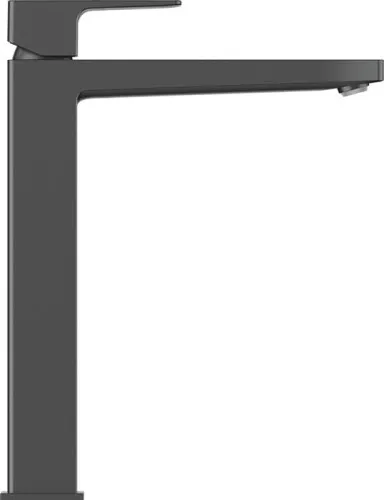 Mitigeur monocommande Manhattan de Duravit, extra-large, finition noir mat, débit 4,5 l/min, levier, portée 181 mm, hauteur 288 mm