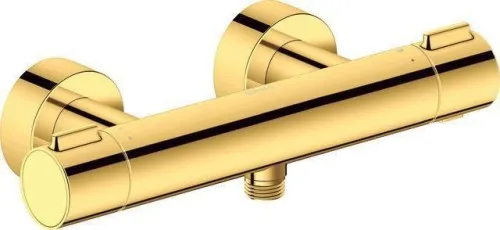 Duravit DU Mitigeur Thermostatique de Douche, Pose Apparente Or Poli