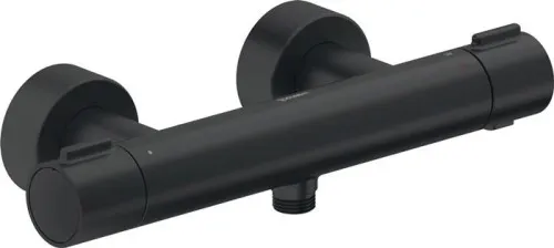 Duravit Thermostatique de douche, modèle mural, noir mat