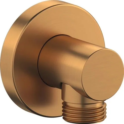 Coude mural Duravit DU 55x80 rond bronze brossé