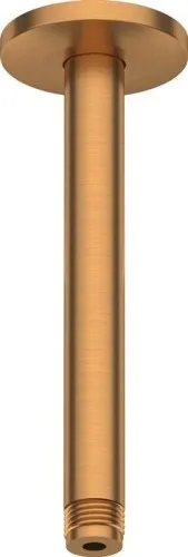 Duravit Barre de douche longueur 200 mm montage plafond Rosace ronde, bronze brossé