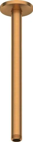 Duravit Bras de douche longueur 300 mm montage encastré rosace ronde, bronze brossé