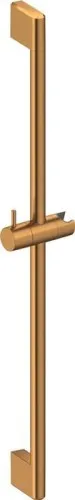 Barre de douche Duravit 900 mm - Support de pommeau réglable en hauteur - Bronze brossé