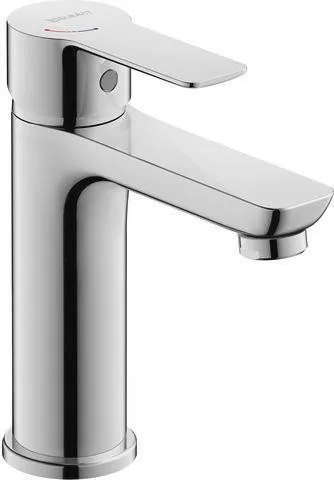 Duravit Mitigeur monocommande D-Code pour lavabo 167 mm, chromé brillant, système de mélange céramique, portée 107 mm, 4 l/min