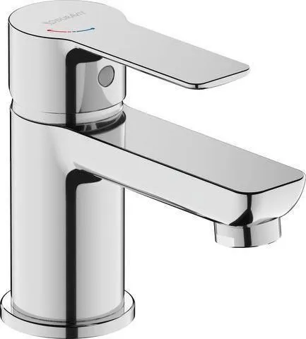 Mitigeur monocommande Duravit DU D-Code pour lavabo S, sans tirette FreshStart/MinusFlow, chromé