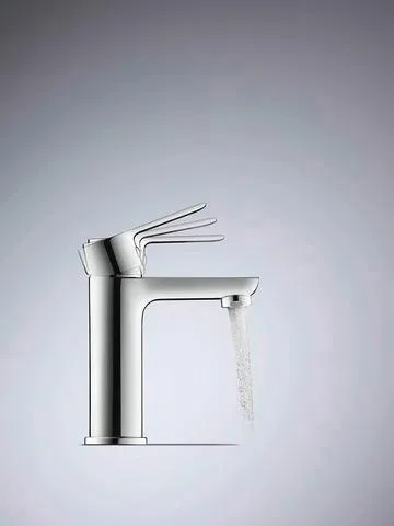 Duravit DU D-Code mit Einhebel-Waschtischmischer M, mit Zugstange t.FreshStart, MinusFlow Chrom Hgl