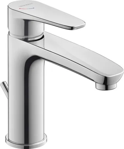 Mitigeur monocommande pour lavabo Duravit B.1 M FreshStart et MinusFlow, chromé, 4 l/min, avec garniture, portée 139 mm, hauteur 169 mm