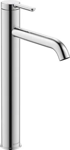 Mitigeur monocommande pour lavabo Duravit C.1 XL FreshStart et MinusFlow, chromé, 4 l/min, portée 166 mm, hauteur 322 mm