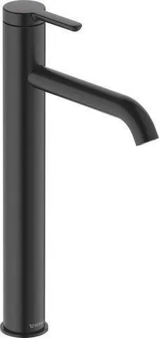 Duravit C.1 Mitigeur de lavabo monocommande XL FreshStart et MinusFlow, noir mat, 4 l/min, portée 166 mm, hauteur 322 mm