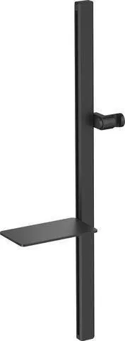 Barre de douche Duravit DU avec étagère 800 mm, Noir mat