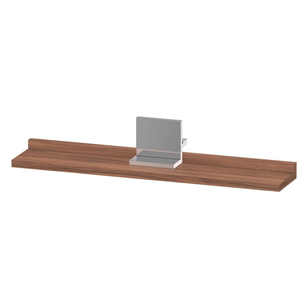 Duravit Sivida étagère miroir 600x115x35mm Chrom/Mat Noyer sans support de console