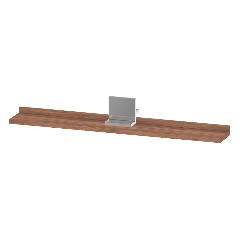 Miroir de salle de bain Duravit Sivida, 800x115x35 mm, Chrome/Noisette mat, sans support de console