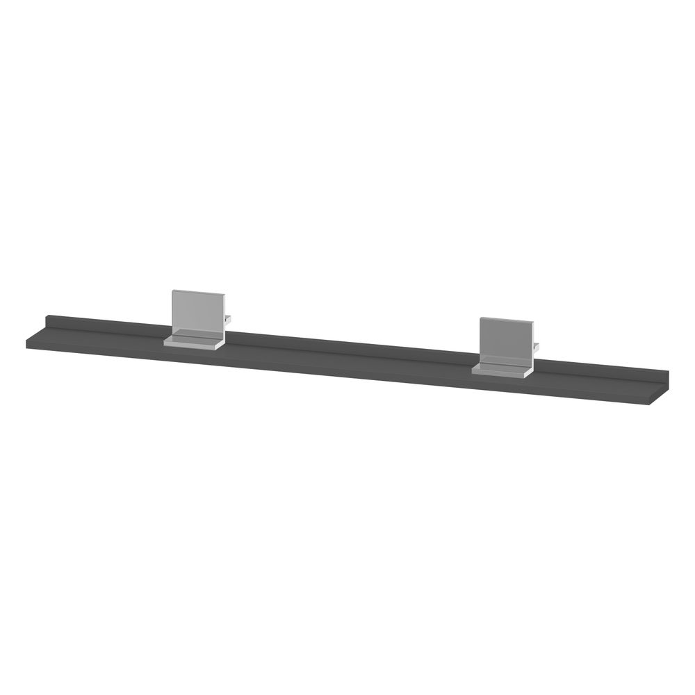 Duravit Sivida Console miroir 1200x115x35mm Chrom/Graphite Mat sans support de console