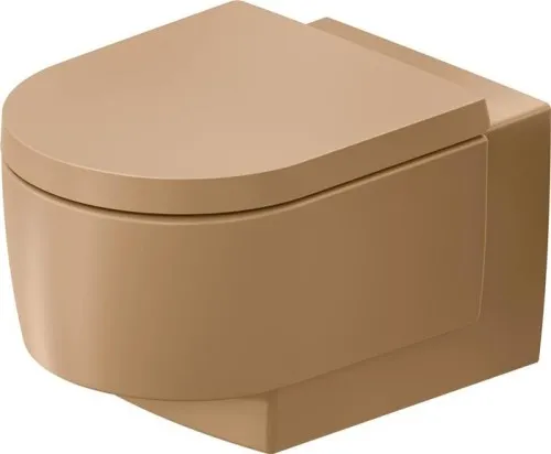 Duravit Balcoon WC mural 540x370x360mm Clay Terra mat 45L DuraShield chasse profonde sans rebord horizontal