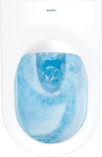 Cuvette WC Duravit DU ME by Starck, profondeur 540 mm, fixation murale renforcée, blanc soyeux mat