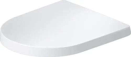 Cuvette WC Duravit Balcoon, forme D, blanc soie mat 374x40x438 mm, sans abattant automatique. Garniture de siège amovible