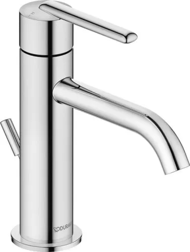 Duravit DU Balcoon Mitigeur monocommande pour lavabo, Série Balcoon, Chrome, Fres hStart, MinusFlow, avec tirette