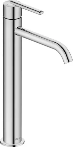 Duravit Mitigeur de lavabo monocommande XL Balcoon FreshStart, MinusFlow, Chrome 4 l/min, Poignée de levier, Portée 153 mm, Hauteur 297 mm