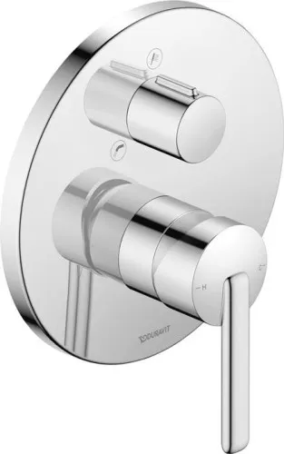 Duravit DU Balcoon, Mitigeur monocommande pour baignoire, UP chromé brillant