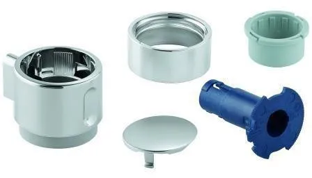 Poignée d'arrêt Grohe pour kit de montage prêt à poser Grohtherm, noir mat, 490832430