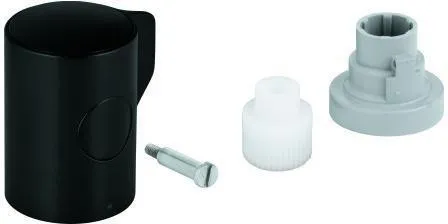 Poignée d'arrêt avec touche éco pour Grohtherm 800 Grohe, noir mat, 479802430