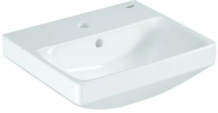 Lavabo en céramique Grohe Euro, mural, 450x385 mm, 1 trou de robinet, avec trop-plein, Alpinweiß, 102435SH00