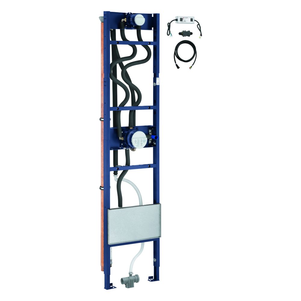 Cadre de douche GROHE Rapido Duo Heat Recovery pour douchettes DUO encastrées, avec récupération de chaleur, 1 échangeur thermique, 1057869990