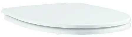 Grohe abattant WC Bau Keramik, avec couvercle, design plat, Duroplast, démontable sans outil, blanc alpin, 112947SH00