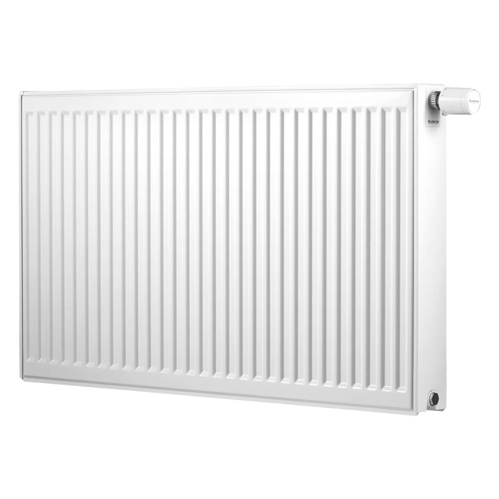 Buderus VCM-Profil.2 Modèle 21 Logatrend Radiateur plat 600x66x1000mm, FMS, raccordement en bas au centre, 1294W à 75/65/20°C