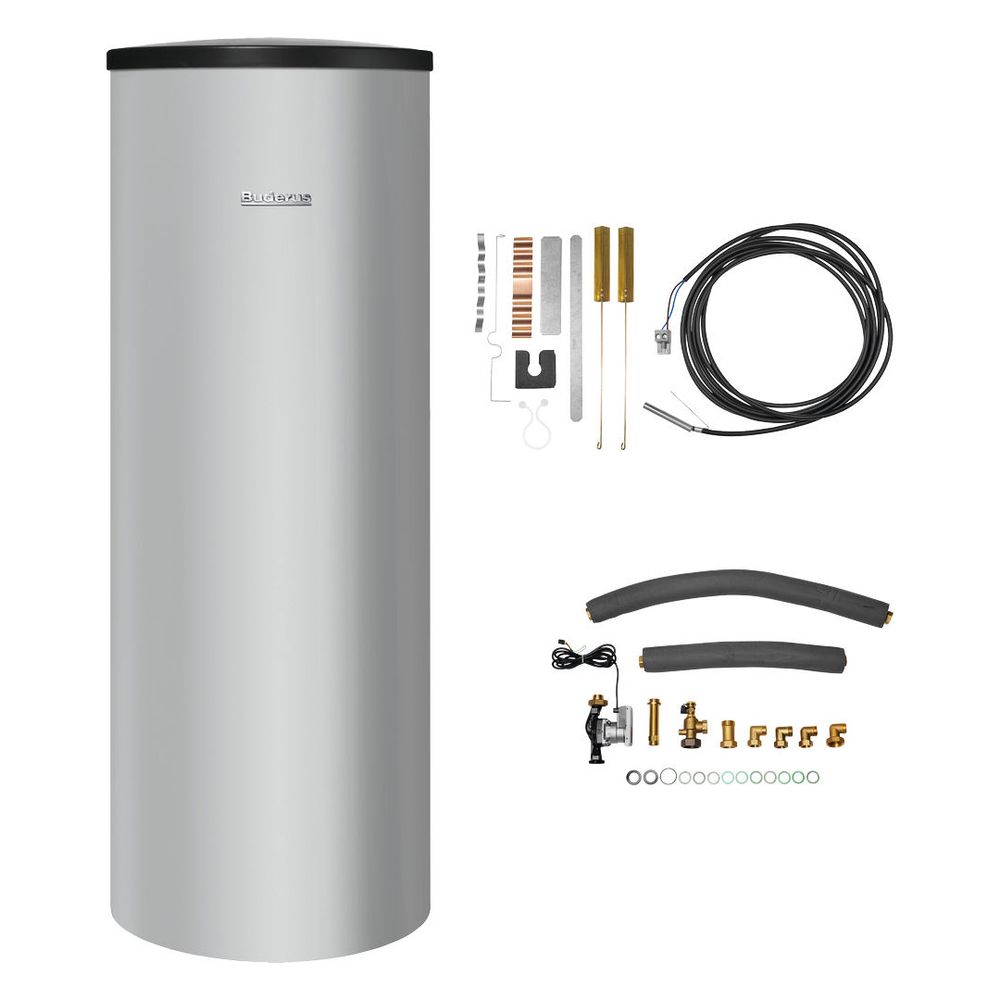 Buderus Logaplus M SU160 avec ballon d'eau chaude Logalux 160L, argenté