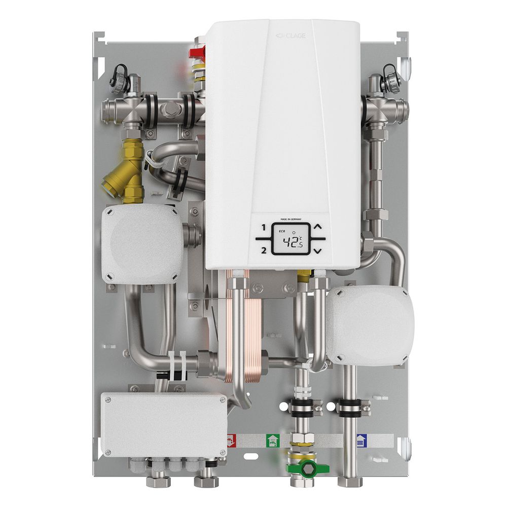 Vaillant Station d'appartement uniSAT plus VSW 25XS/2-5 Hybrid Rad L B, 25 l/min, Cuivre, 8000045611
