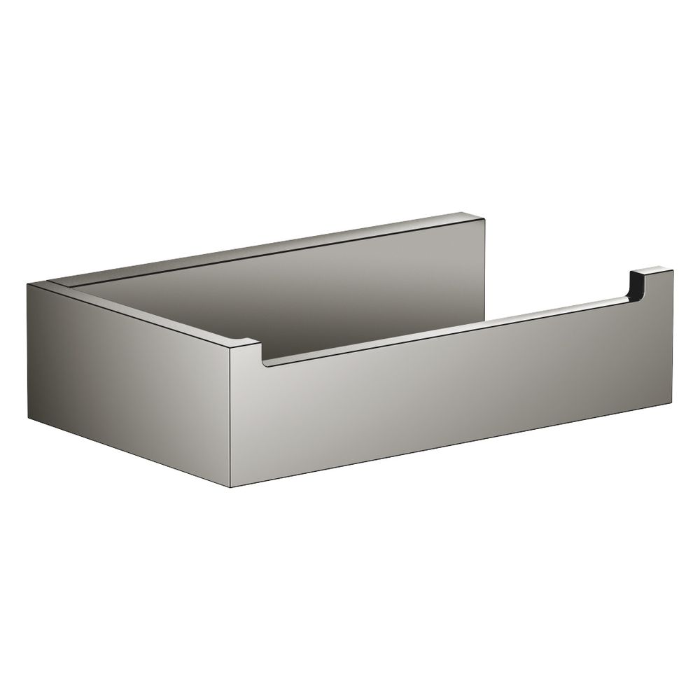 Support de rouleau de papier Dornbracht sans couvercle MEM 140x35x85 mm, chrome noir
