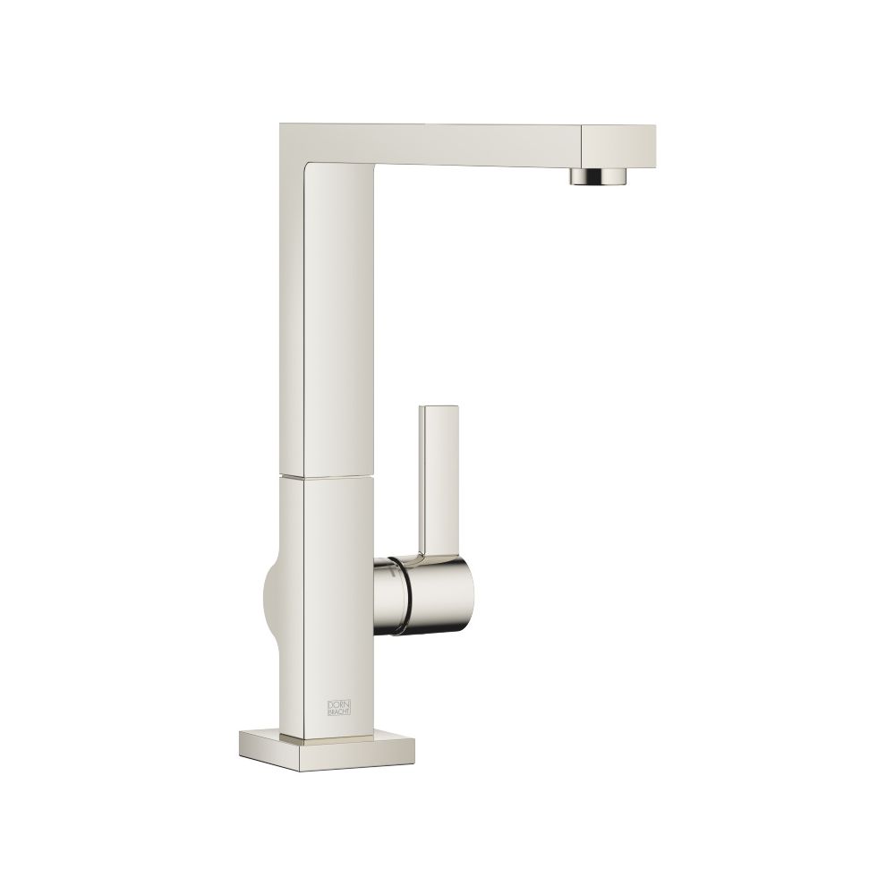 Mitigeur monocommande Dornbracht série Lot pour douchette ou douche pro, bec orientable 236 mm, 8 l/min, platine