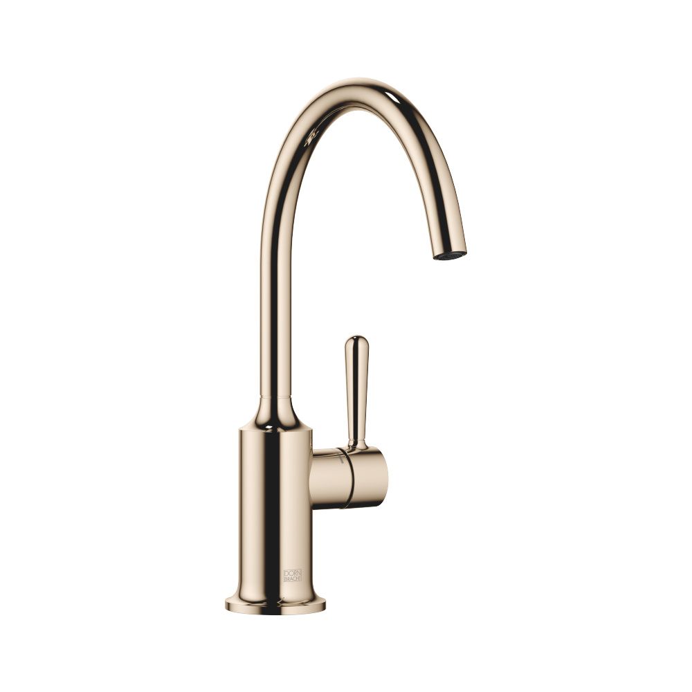 Mitigeur monocommande Vaia Dornbracht pour douchette de cuisine/professionnelle, doré 22 carats Champagne