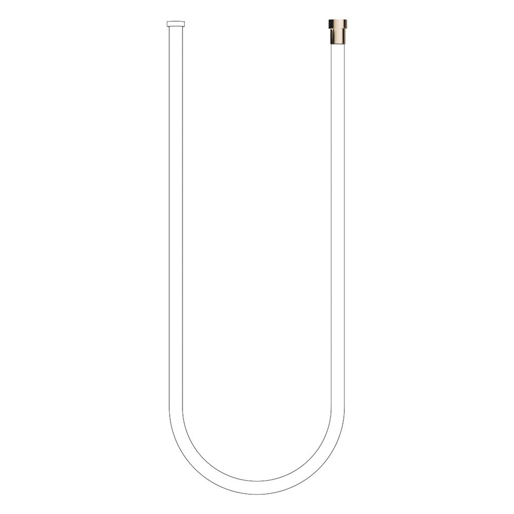 Tuyau Kneipp Dornbracht Water Tube 2000 mm, Blanc/Or clair