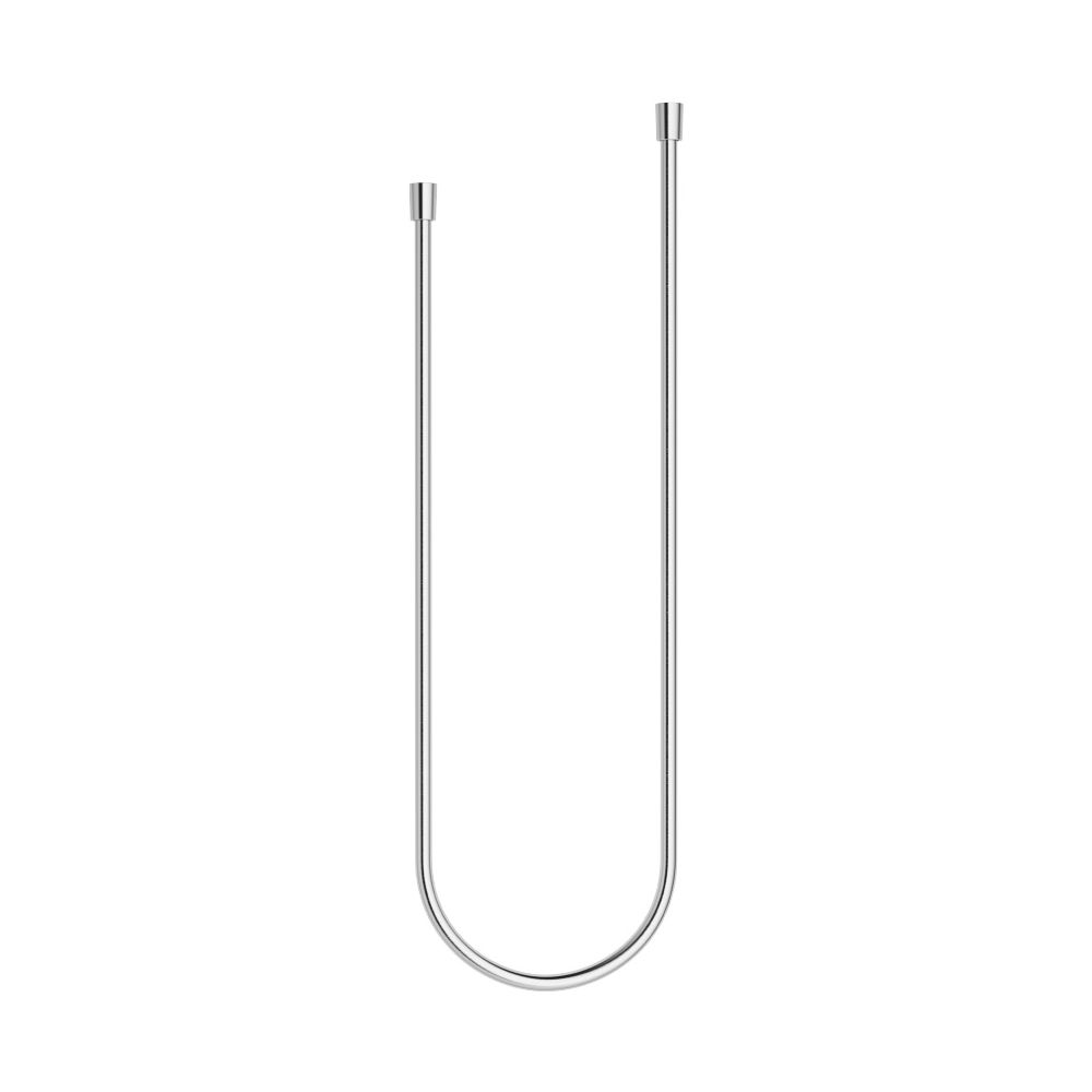 Tuyau de douche Dornbracht en plastique 175 cm, 1/2" x 1/2", double cône, chromé brossé