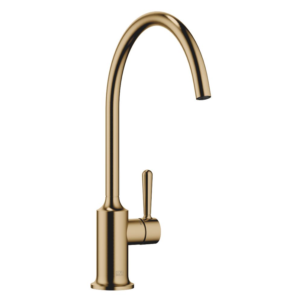 Mitigeur monocommande Vaia Dornbracht pour douchette de lavage/professionnelle, portée 241 mm, débit max. 7 l/min, laiton brossé foncé (PVD)