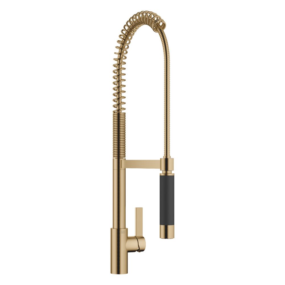 Dornbracht Mitigeur monocommande Tara Ultra Profi pivotant, portée 240 mm, débit max. 8 l/min, laiton brossé foncé