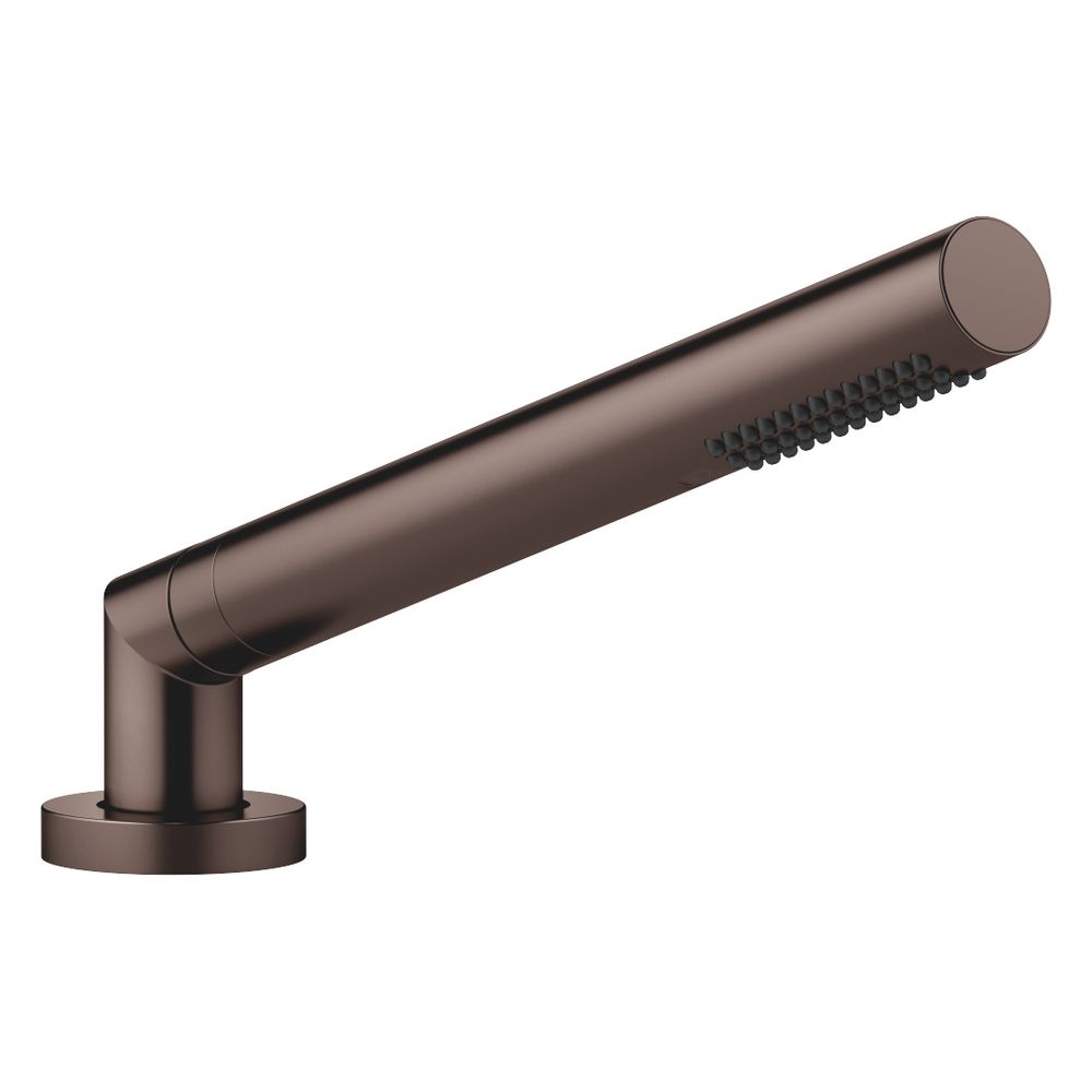 Dornbracht Set de douchette flexible Symetrics pour bord de baignoire, Ø 50 mm, tuyau métallique 32 mm 175 cm 6,8 l/min, bronze brossé
