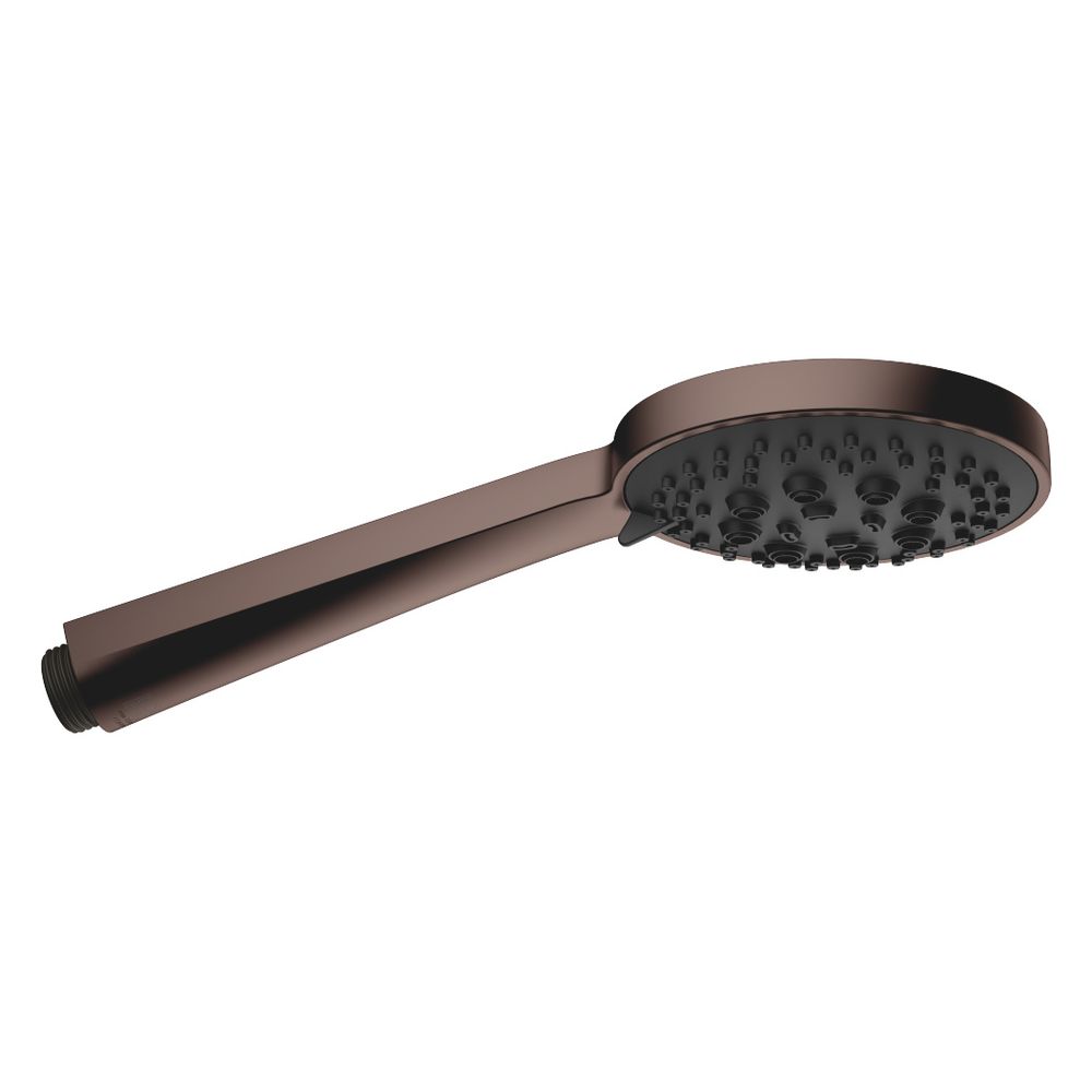 Pommeau de douche manuel Dornbracht 100 mm 15 l/min filetage G 1/2", finition bronze brossé PVD, 28018979-43