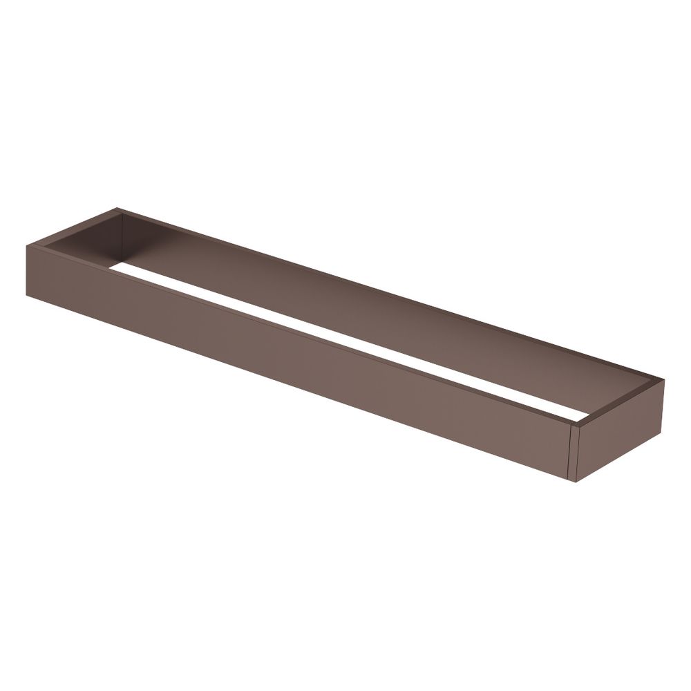 Dornbracht Porte-serviettes 2 parties, rigide, saillie 420 mm, Bronze foncé brossé
