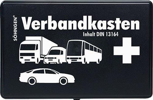 Trousse de secours automobile B260xH160xT80 mm noire SÖHNGEN